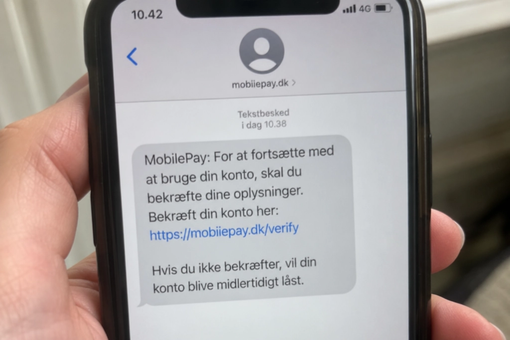 Fem tegn afslører at din MobilePay-SMS er svindel