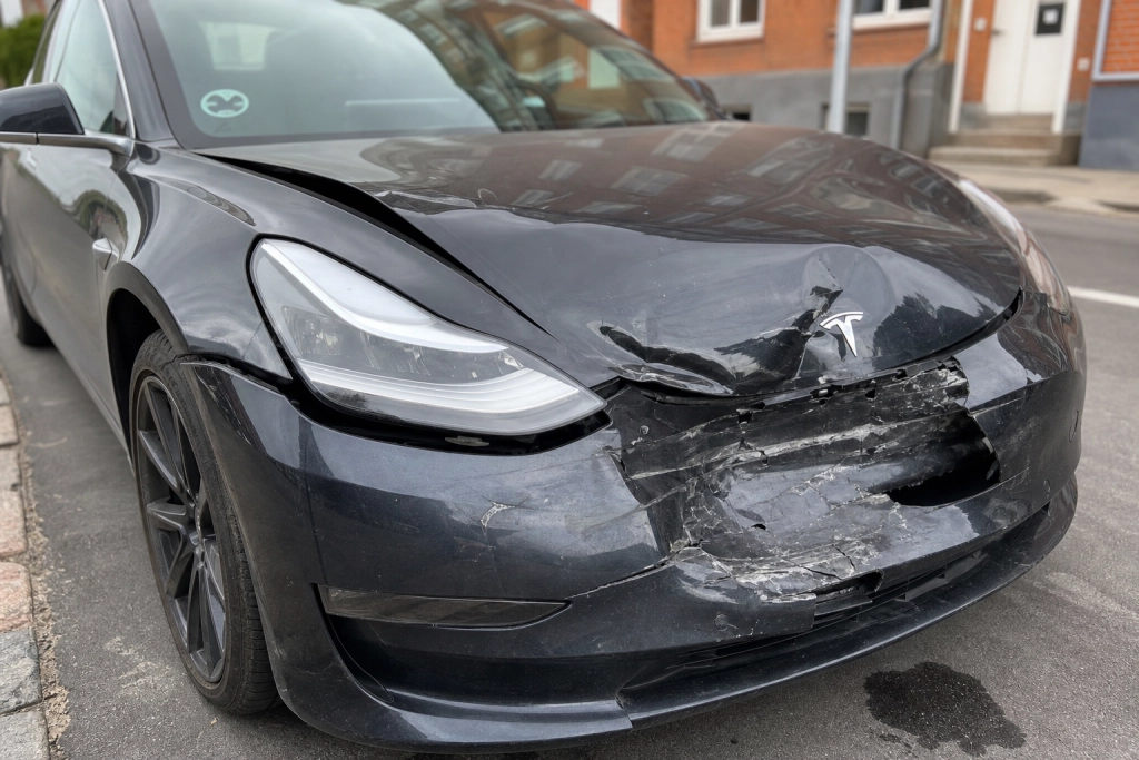 Sagsøgte Tesla efter airbag-svigt i sin Model 3: Nu skal 24-årig franskmand betale Tesla