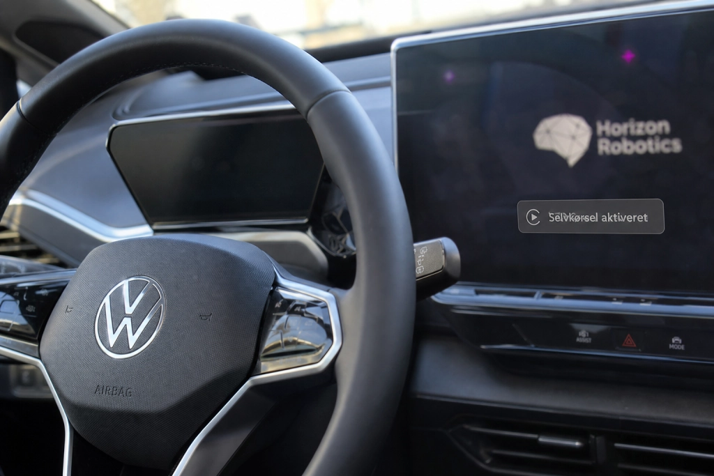 VW overlader rattet til kinesisk AI: Første selvkørende Volkswagen sættes i produktion i 2027