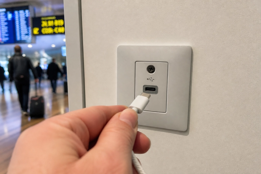 Feriefælde: Er USB-porten i lufthavnen en reel sikkerhedsrisiko for din telefon?
