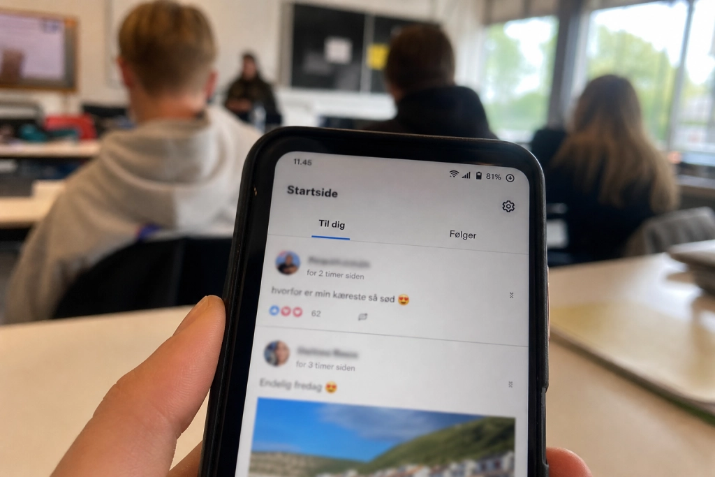 Nyt studie modsiger politikerne: Mobilforbud i skolen hjælper ikke på børns mentale sundhed