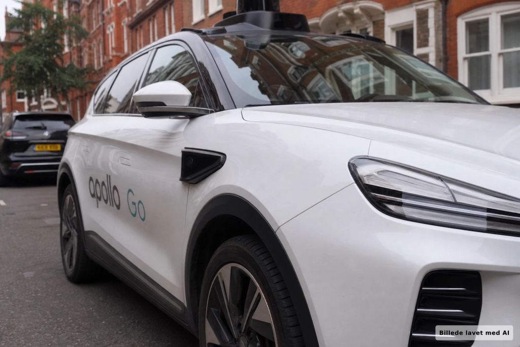 Nu kommer de selvkørende taxaer også til London: Baidu og Lyft indleder testkørsel før publikumsstart i 2027