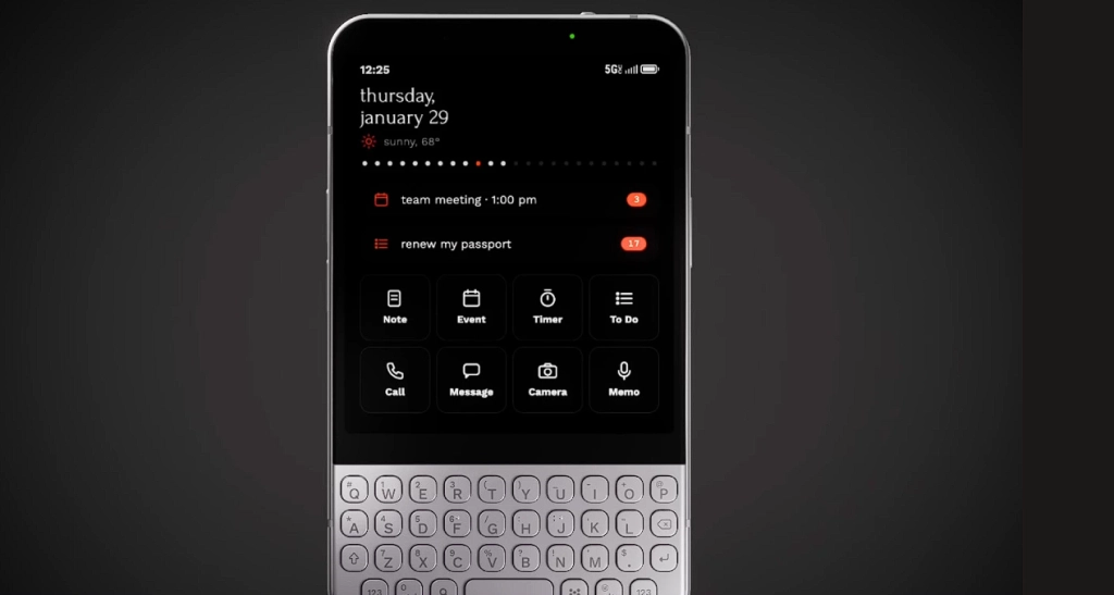 Minimal Phone 2 vil kurere din skærmafhængighed: Fysisk tastatur og indbygget skærmtidsloft