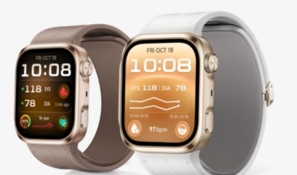 Nyt CE-godkendt smartwatch: Huawei pakker en rigtig blodtryksmanchet ind i remmen