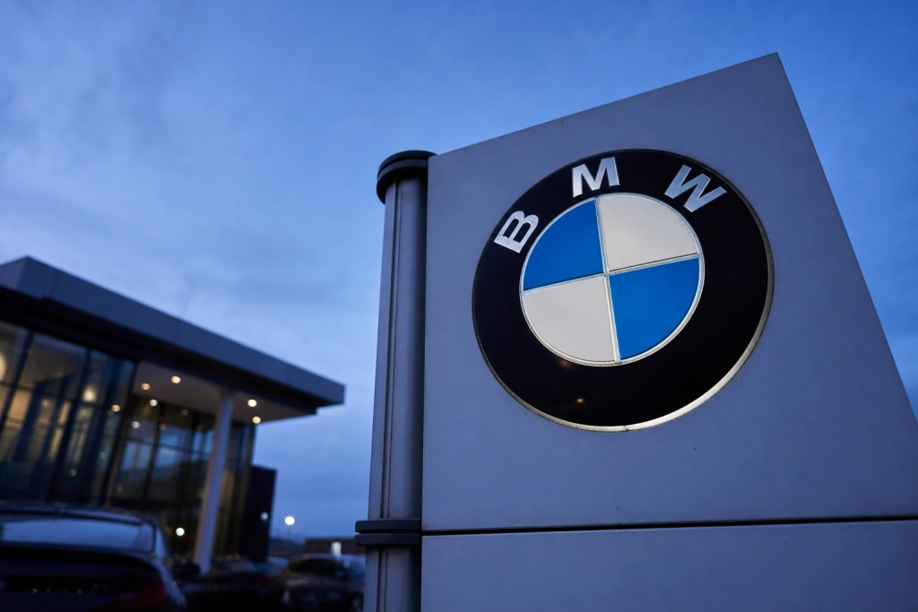 BMW griber ind: Bilen holder døren lukket når en cyklist nærmer sig