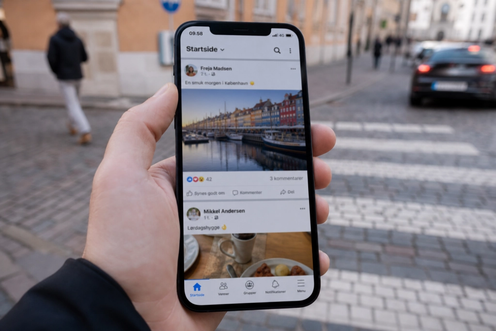 Kig på mobilen mens du krydser vejen: Populært feriemål indfører bøde på 560 kroner