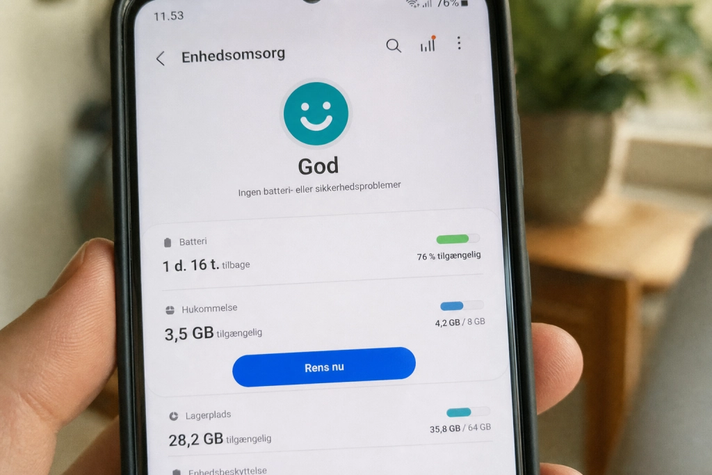 Er din Samsung blevet langsom? Én indstilling rydder op i baggrunden