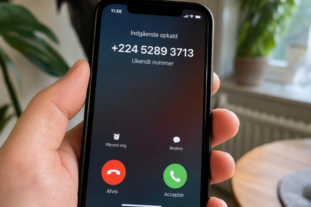 En kort opkald fra en ukendt landekode: Ringer du tilbage, kan regningen ende på 1.700 kroner