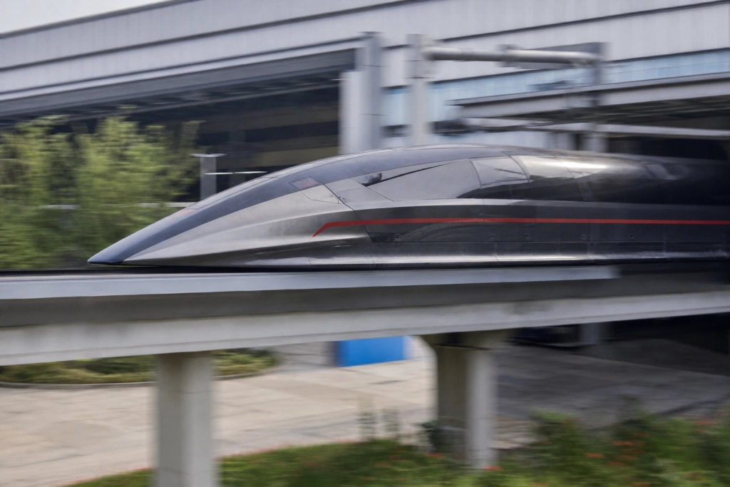 Kinesisk maglev-testbane presser Europa: 800 km/t på under seks sekunder