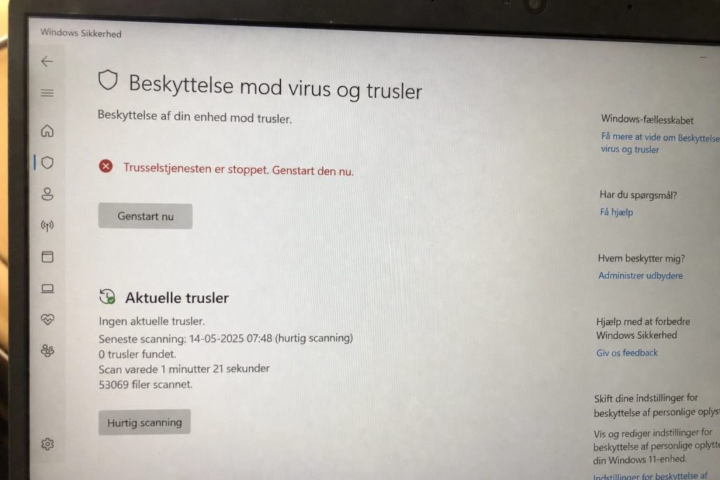 Windows Defender nede efter ny opdatering: Her er hvad du gør nu
