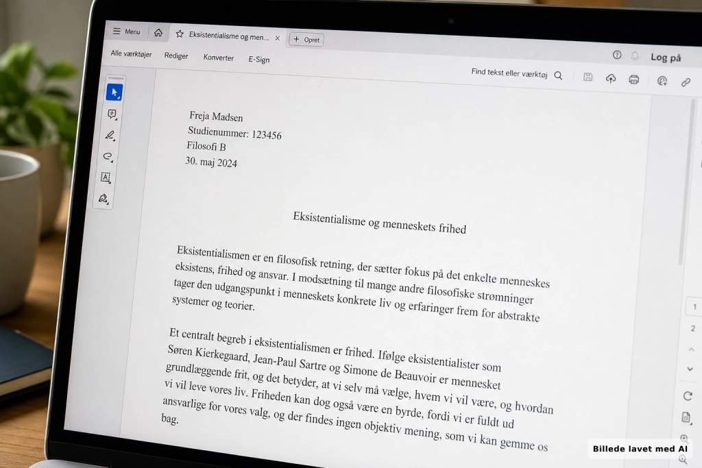 Professor gemte fælde i hvid skrift: 91 procent af studerende afsløret i AI-snyd