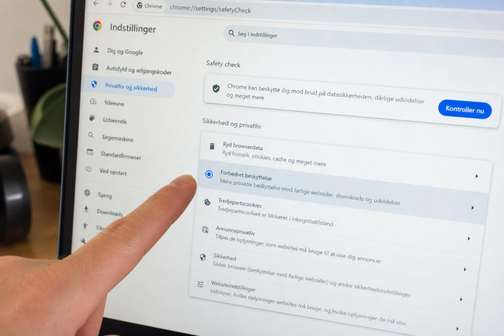 Phishing er den mest udbredte it-svindel mod danskere: Denne browser-indstilling fanger de fleste kendte fælder