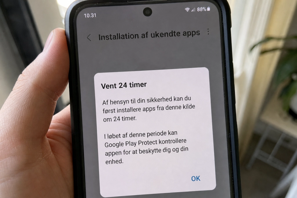 Google indfører tvungen 24-timers pause: Du kan ikke installere frie Android-apps med det samme