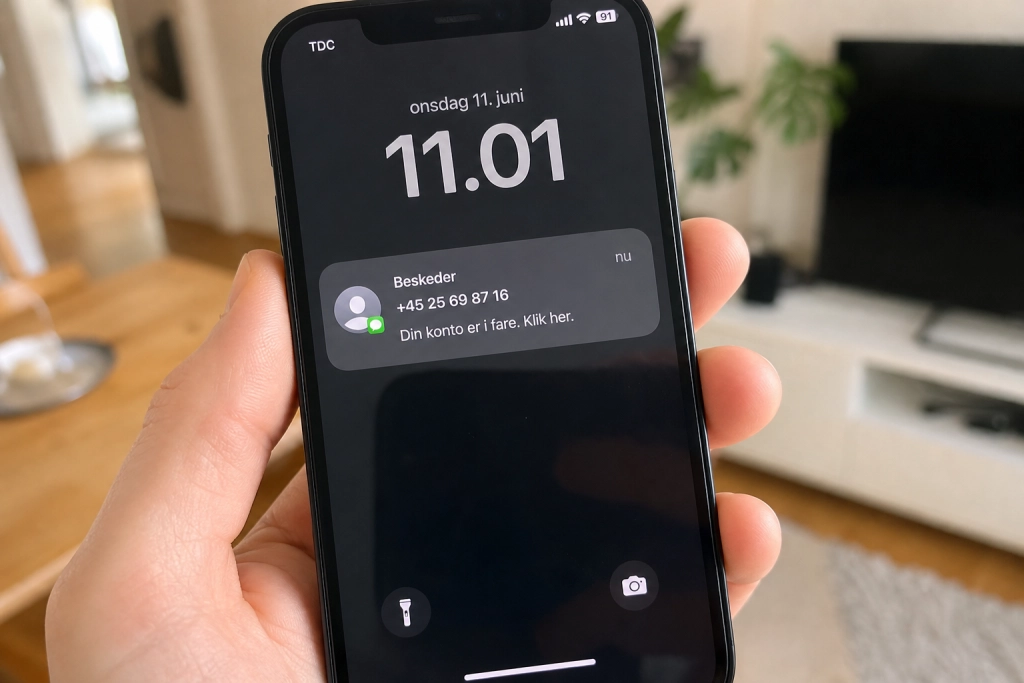 Kriminelle kaprer din telefon og dit MitID: Sådan spotter du det ene røde flag