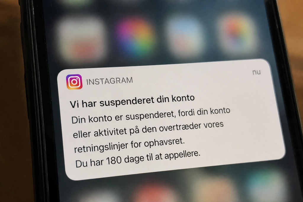 Ophavsret-fælde rammer Instagram: Svindlere lukker din konto og kræver løsepenge
