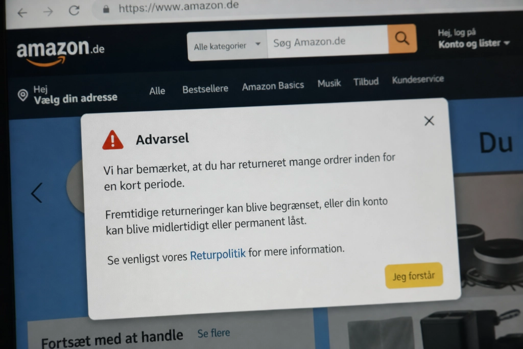 Bruger du Amazons gratis retur for meget? Så risikerer du at blive smidt ud