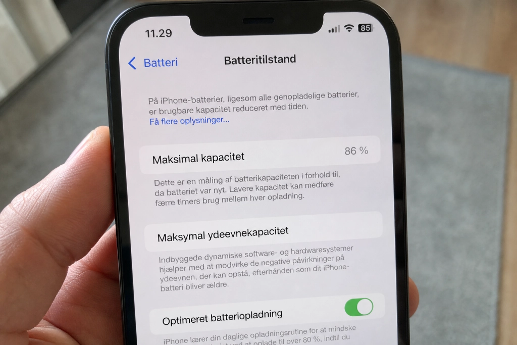 Din telefon holder ikke strøm som før: Sådan tjekker du batteriets skjulte sundhedsscore