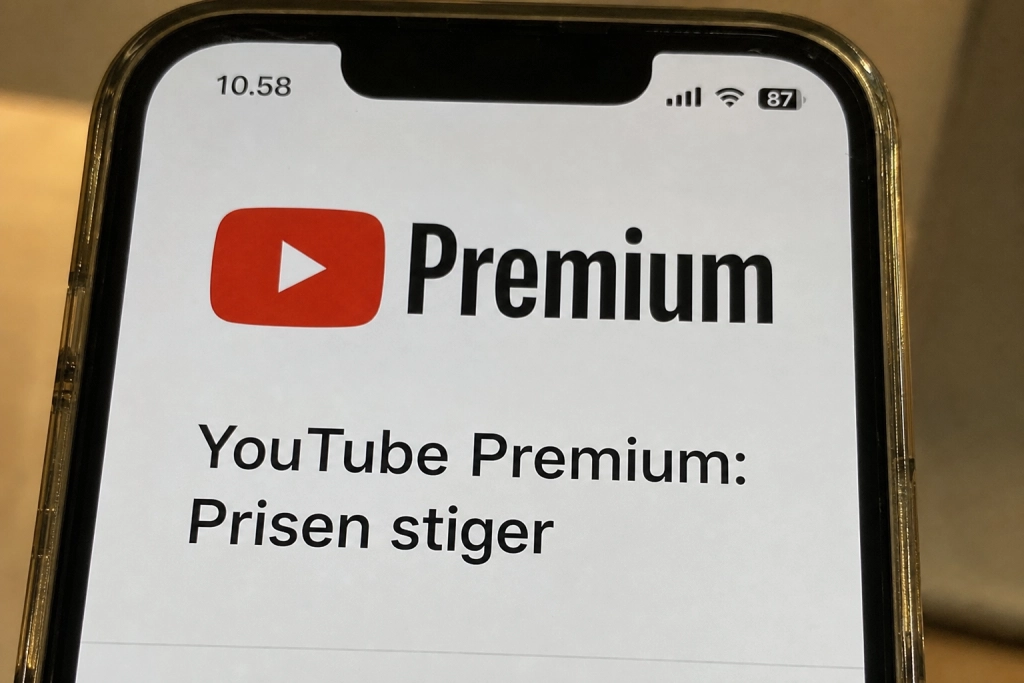 Reagerer du ikke inden 10. oktober, ryger dit YouTube Premium: Prisen stiger i hele Europa
