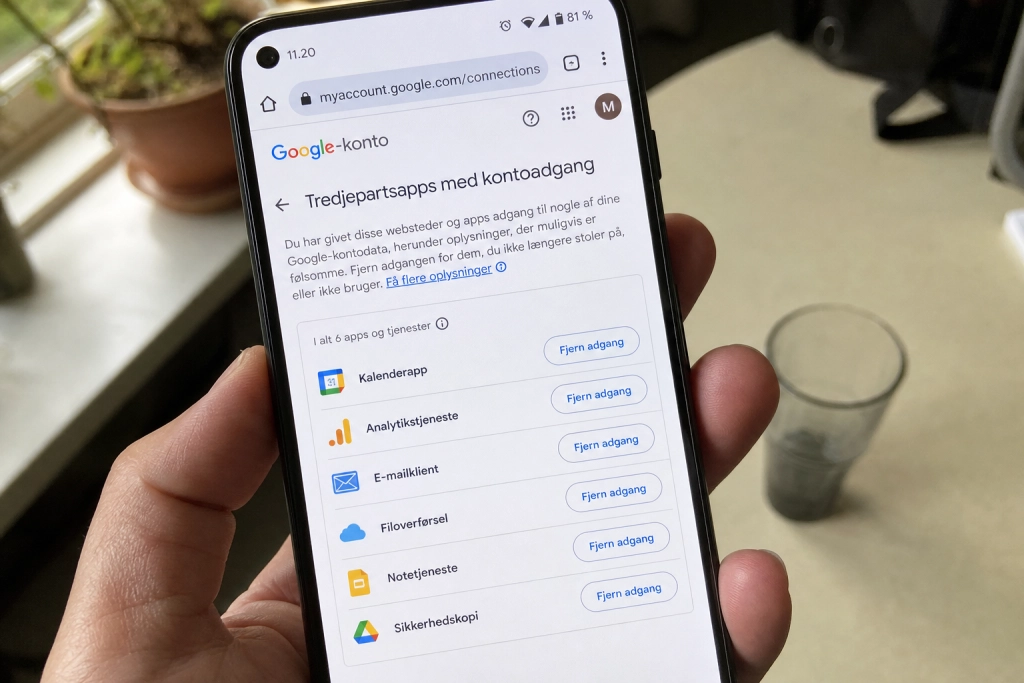 Du har måske givet snesevis af apps adgang til din Google-konto: Sådan rydder du op på fem minutter