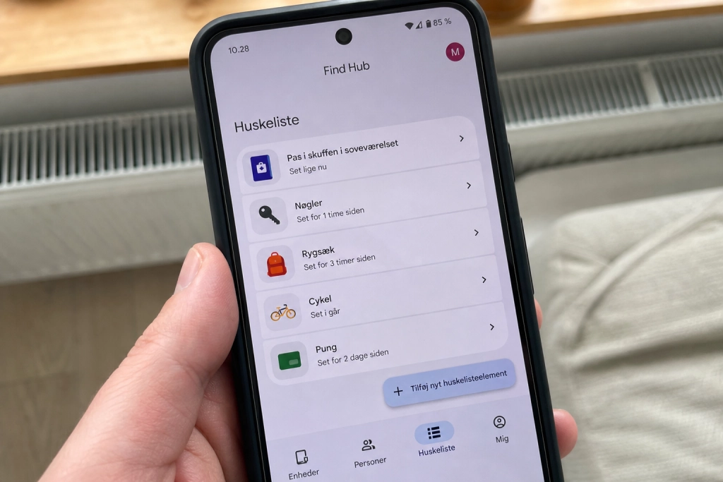 Gemini kan nu huske hvor du lagde passet: Google udvider Find Hub med en funktion Apple ikke har