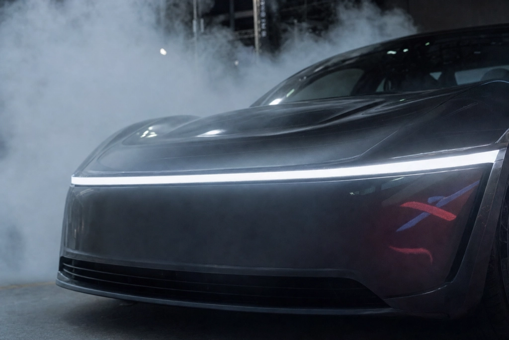 Cybertruck-signatur i fronten: Roadster-generation 2 afsløres i Texas 1. oktober