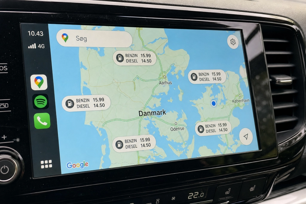 Skjult Google Maps-funktion: Sådan finder du den billigste tank på din rute