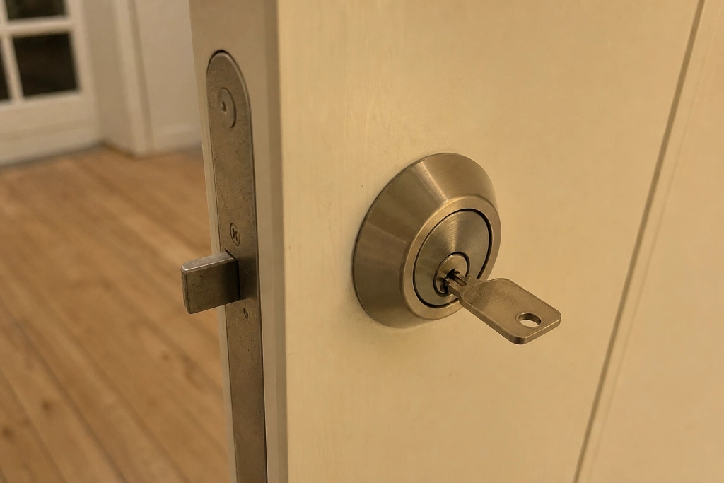 Lader du nøglen sidde i låsen om natten: Er det rigtigt eller forkert?