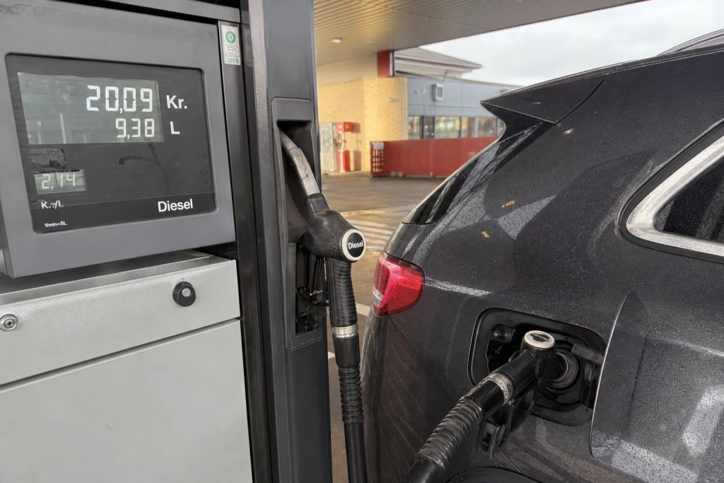 Diesel over 20 kroner literen: Prisen er eksploderet 39 procent på et år