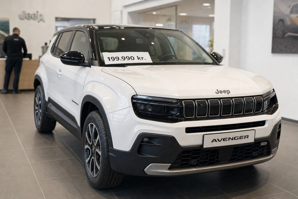 Jeep er tilbage i Danmark fra 1. november: Elbil-SUV starter ved 199.990 kroner