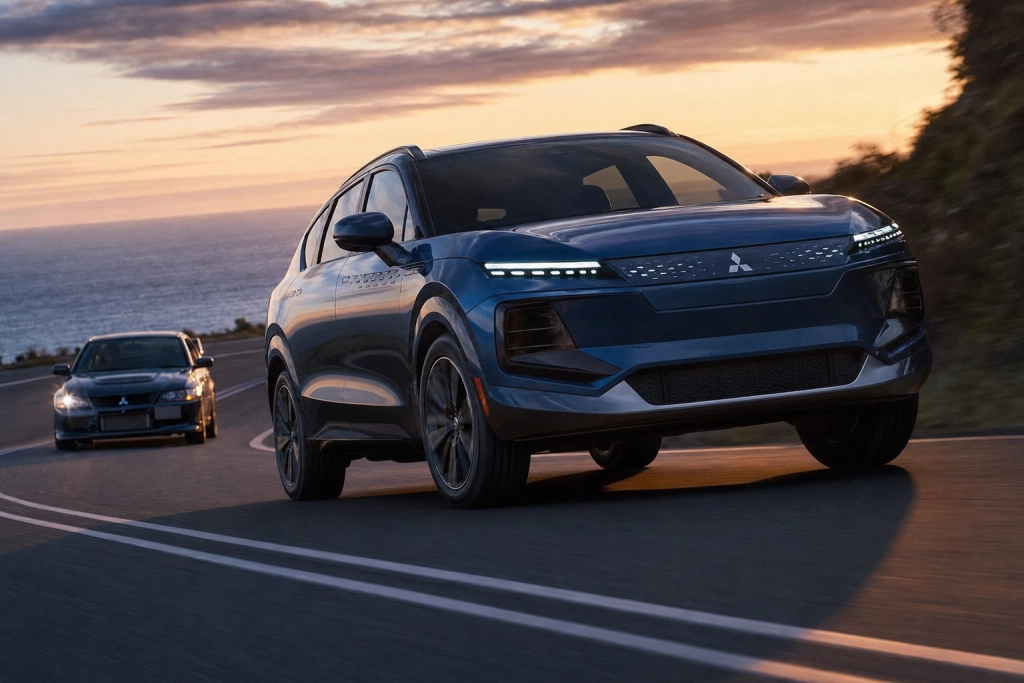 Mitsubishi er tilbage: Elektrisk SUV med 459 hk slår den vildeste Lancer Evo