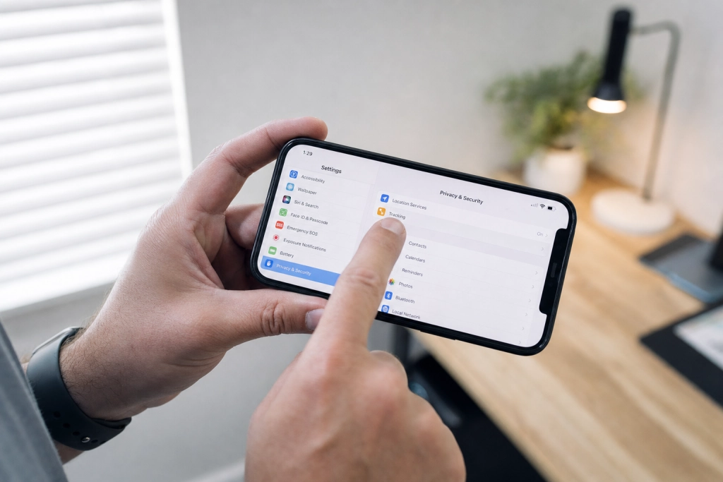 Apps følger dig fra app til app på din iPhone: Sådan slår du sporingen fra på et minut