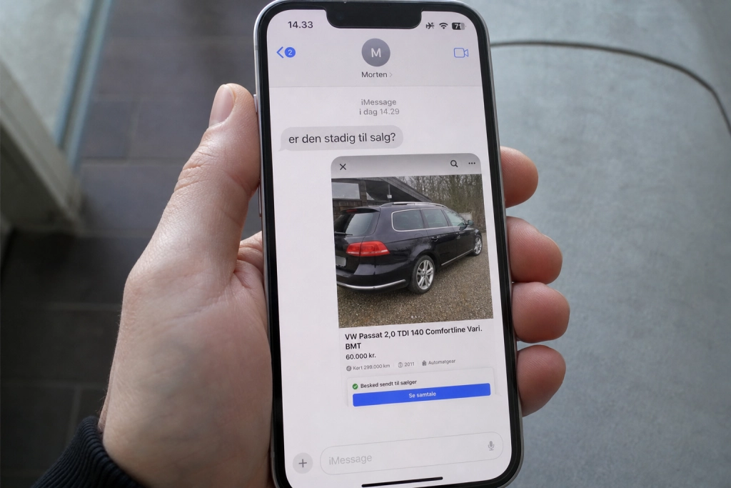 Dukker dit eget navn op som sælger på Facebook Marketplace: Svarer du, er du fanget