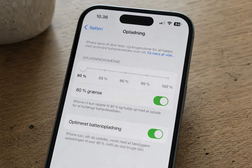 Oplader du din iPhone til 100 hver nat: Én indstilling skåner batteriet i årevis