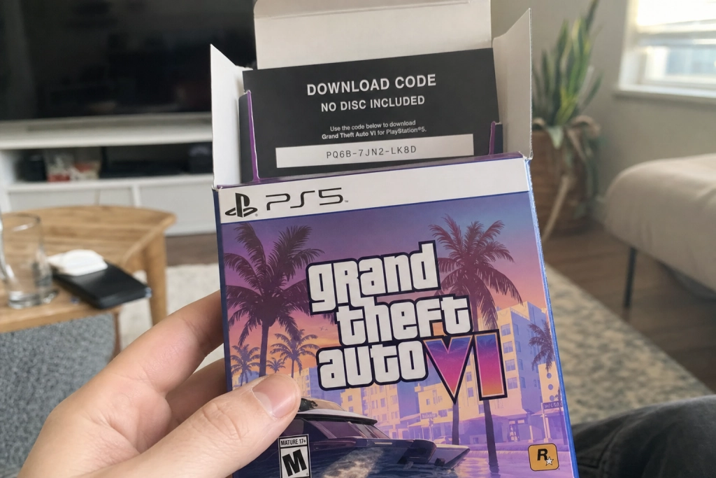 Har du bestilt GTA 6 fysisk til jul: I æsken ligger kun en kode, ikke et spil