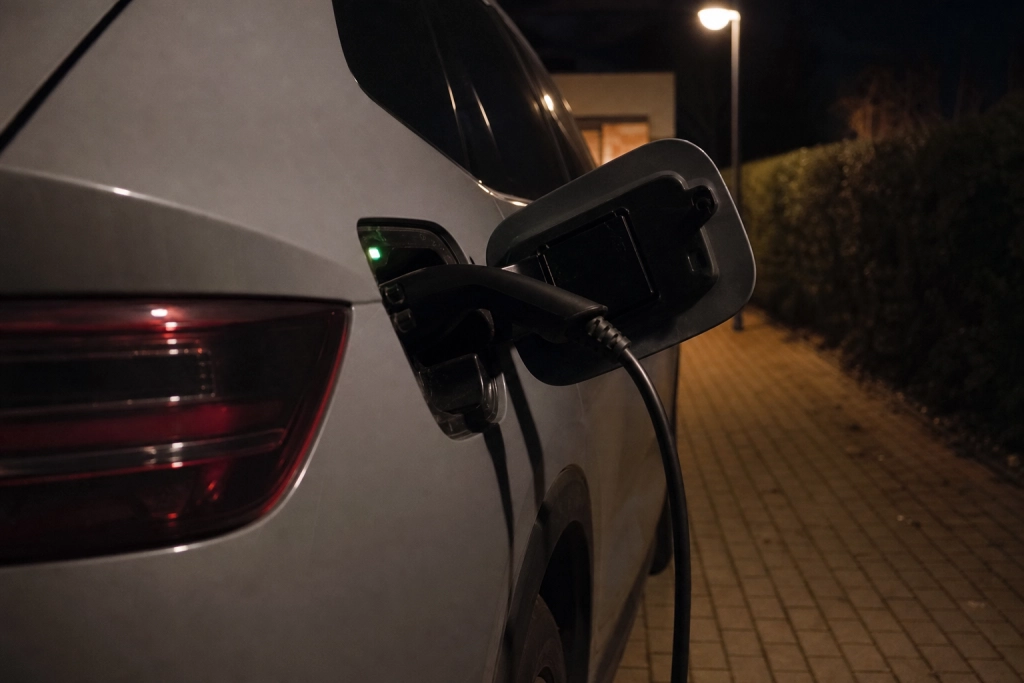 Lader du elbilen hjemme: Disse timer på døgnet betaler du mindst for strøm