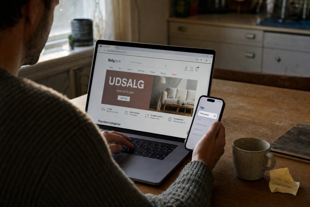 Før du taster kortet på en ny netbutik: Et gratis tjek afslører fup-butikken på to minutter