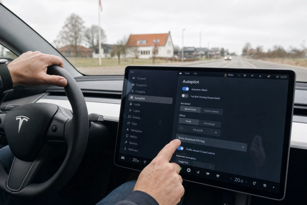 Danske Tesla-ejere betalte op til 58.300 kroner for Full Self-Driving: Nu dropper Tesla selve navnet i Europa