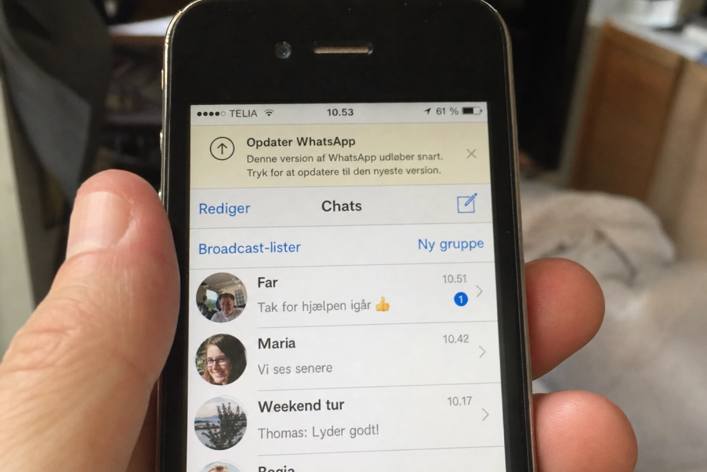 Bruger du WhatsApp på en ældre iPhone: Appen lukker ned for dig 30. november
