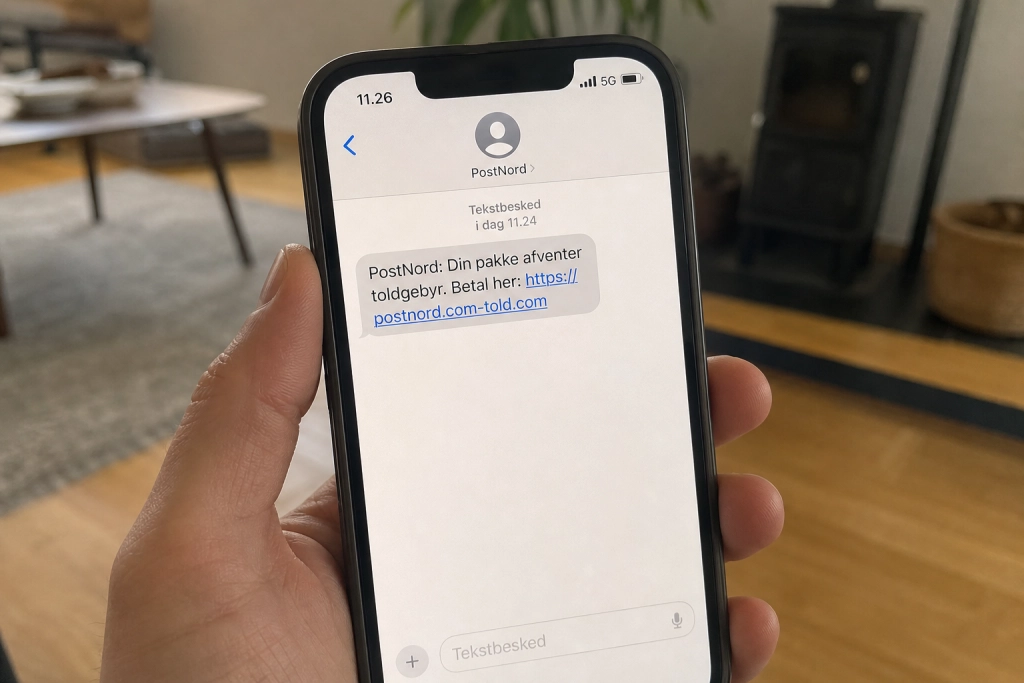 1.367 anmeldelser på én måned: Falske PostNord- og DAO-sms'er sætter dansk rekord