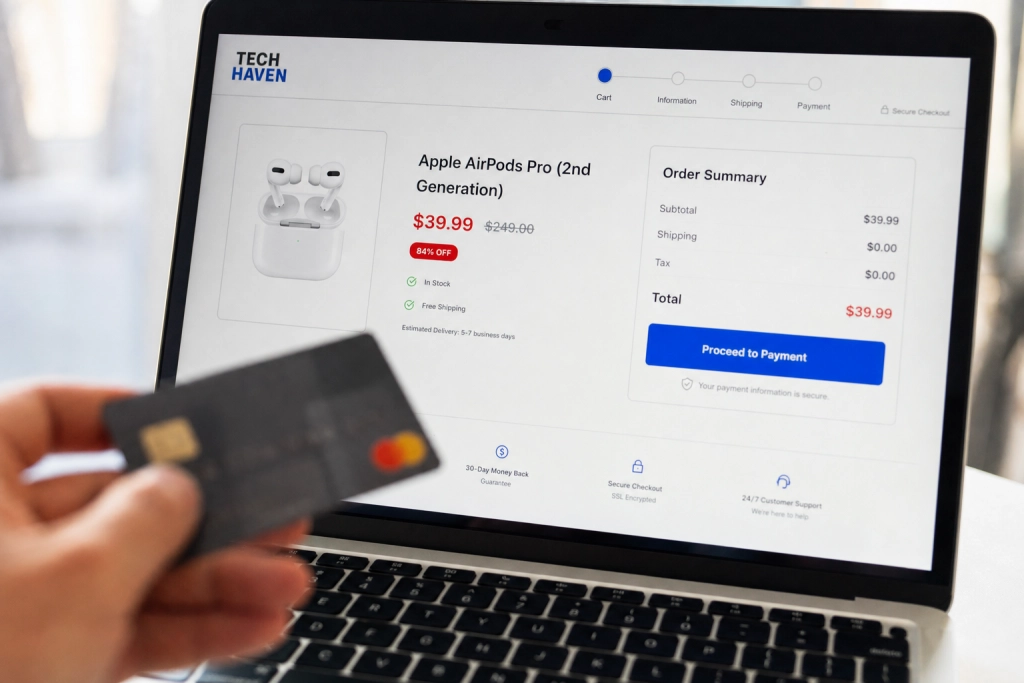 Jagter du Black Friday-tilbud: Fem tegn afslører den falske webshop, før du taster dit kort