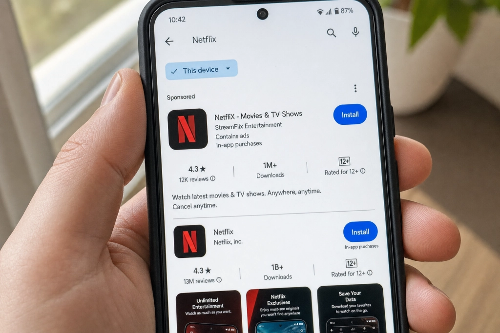 Falske apps i Google Play efteraber Netflix og PayPal: Skjult abonnement kan koste dig 350 kroner om måneden